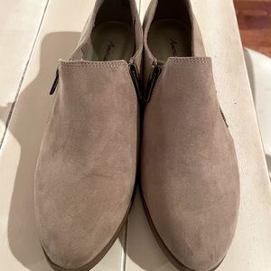 Gray booties size 8